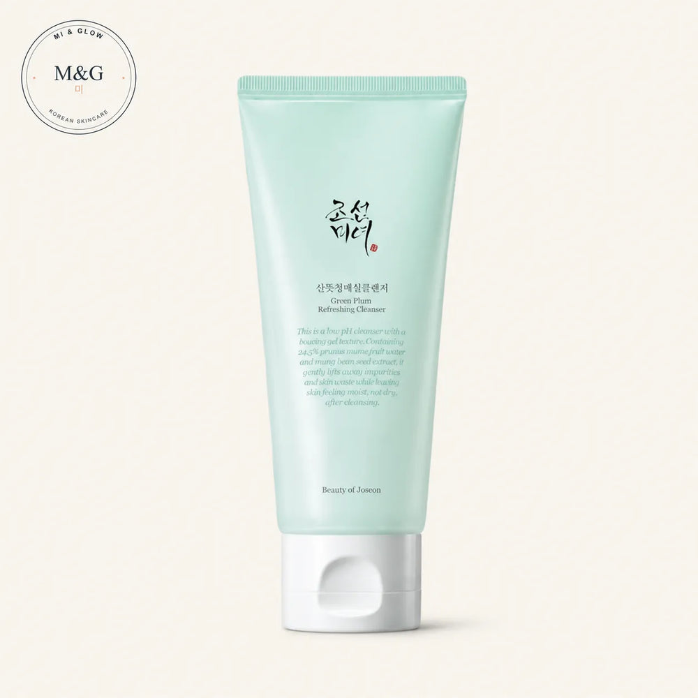 Beauty of Joseon Green Plum Refreshing Cleanser 100ml — low-pH Korean gel cleanser with green plum