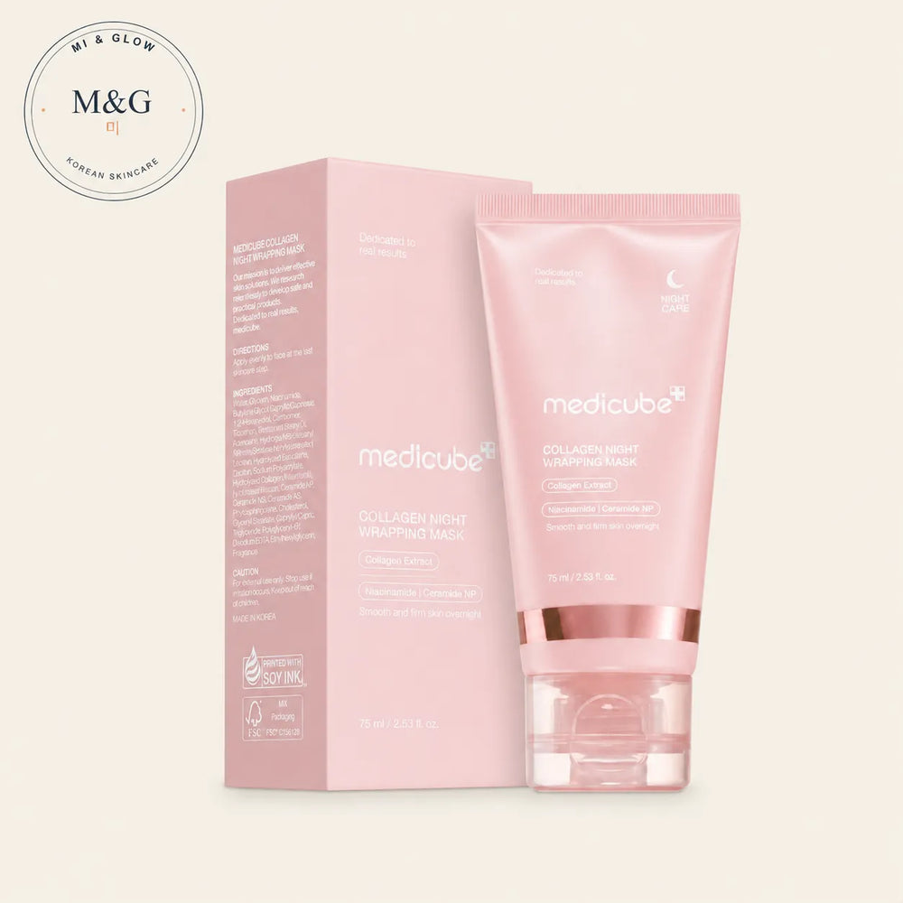 medicube Collagen Night Wrapping Mask 75ml — Korean overnight collagen mask for firmer, smoother-looking skin