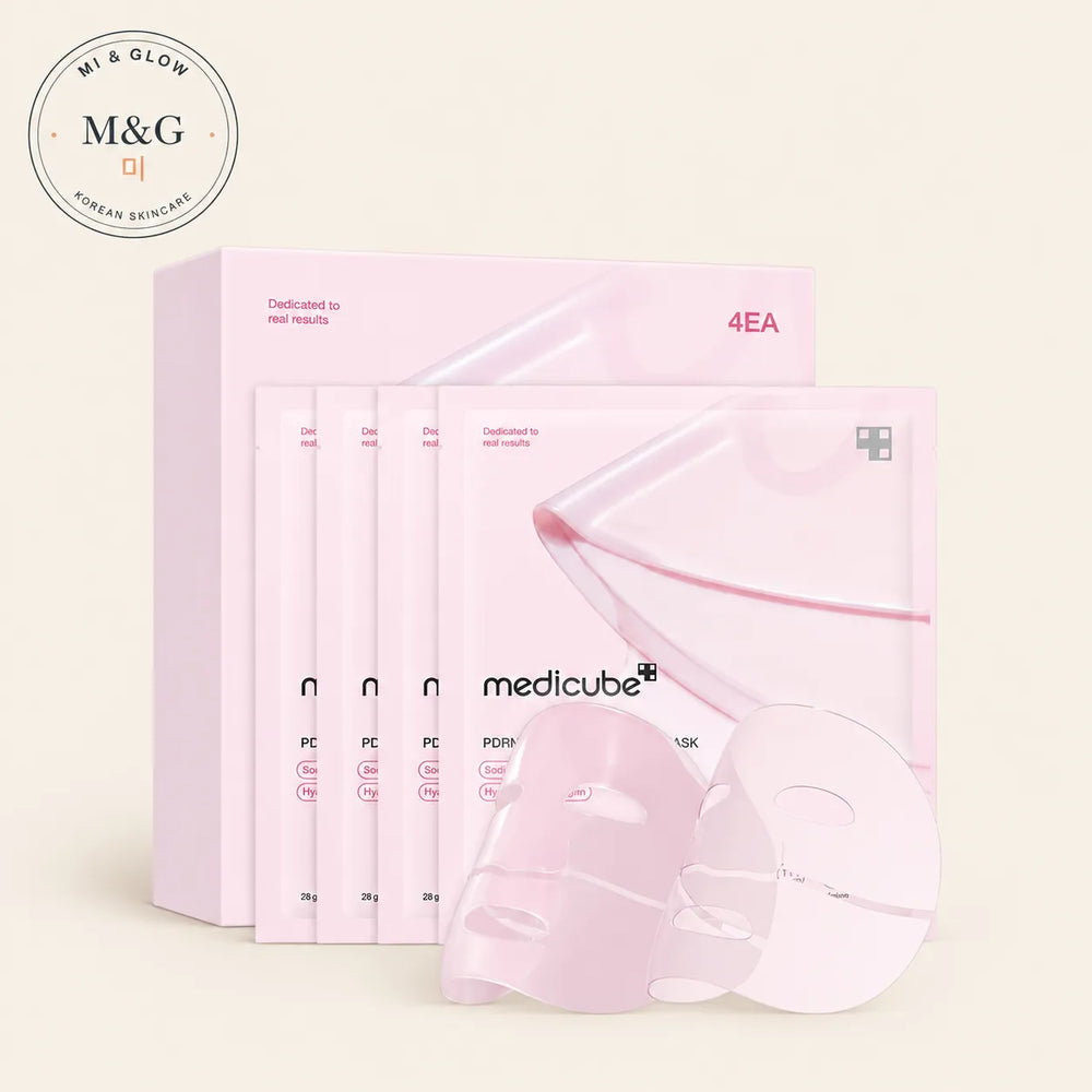 medicube PDRN Pink Collagen Jelly Gel Mask 4 sheets — firming Korean jelly gel mask with PDRN
