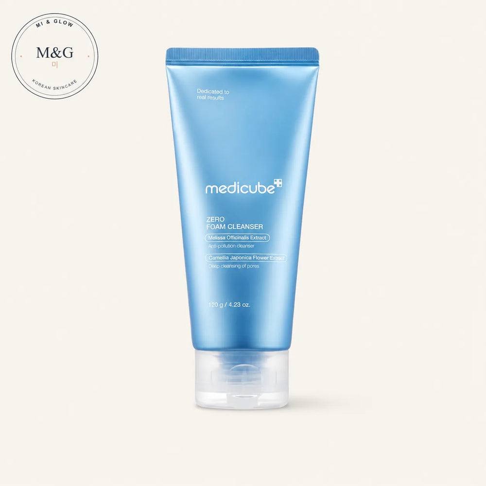 medicube Zero Foam Cleanser for Sensitive Skin 120g — gentle Korean foaming cleanser