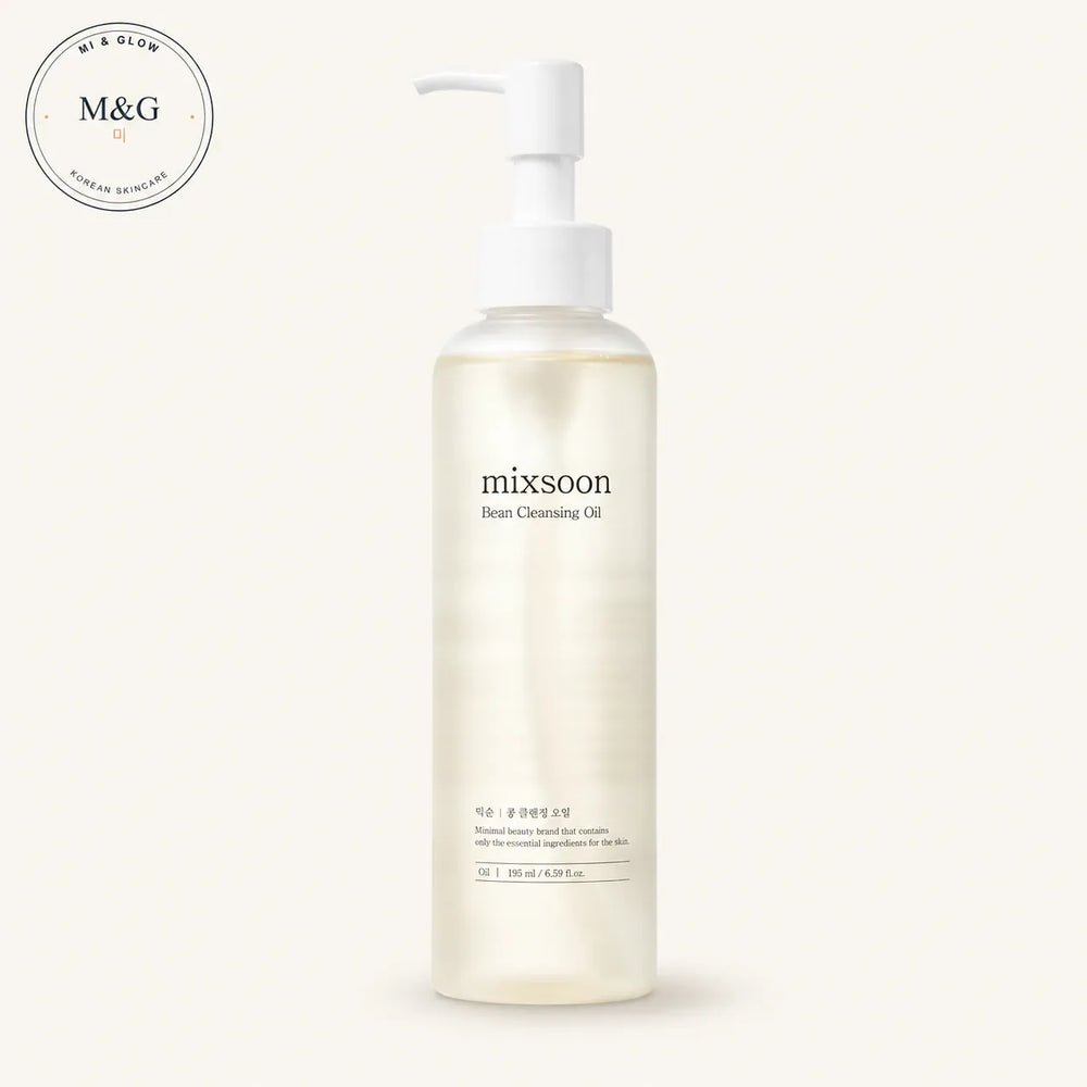 mixsoon Bean Cleansing Oil 195ml — minimalist Korean cleansing oil and makeup remover