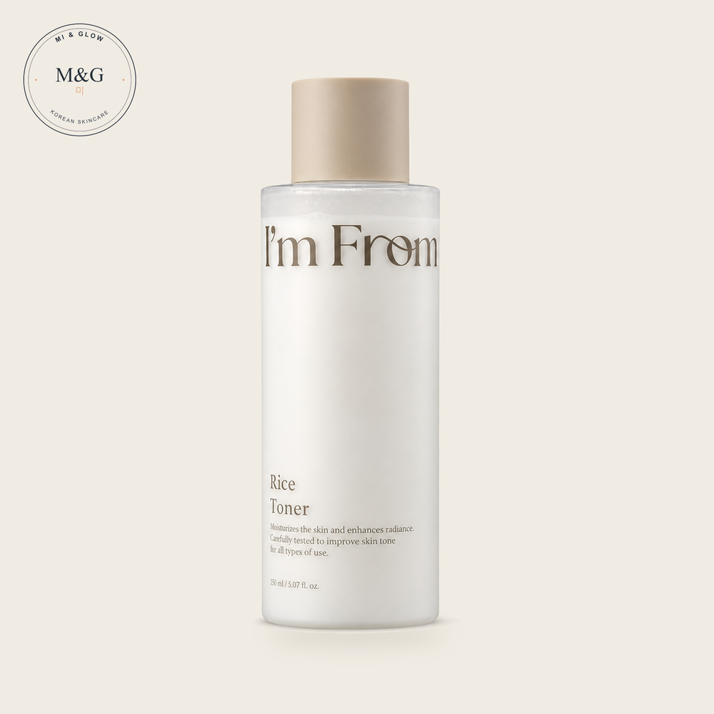 I'm From Rice Toner 150ml — Korean rice toner with 77.78% rice extract for hydration and glow