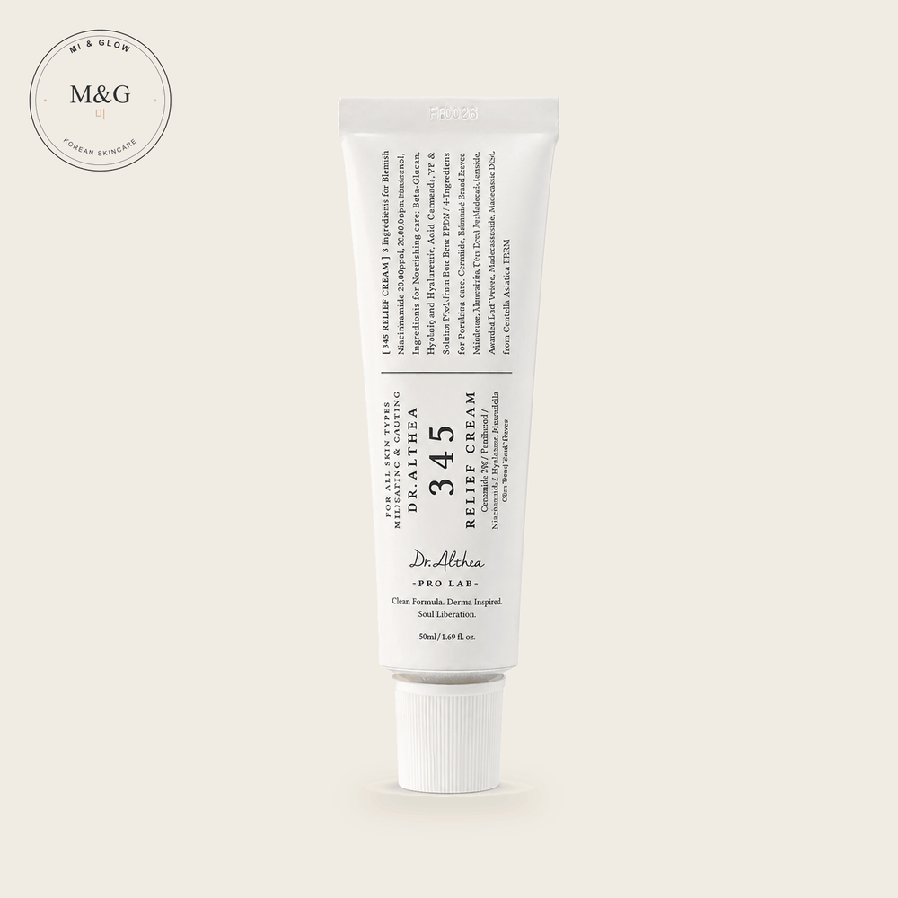 Dr. Althea 345 Relief Cream 50ml — Korean barrier repair cream for compromised, over-exfoliated skin