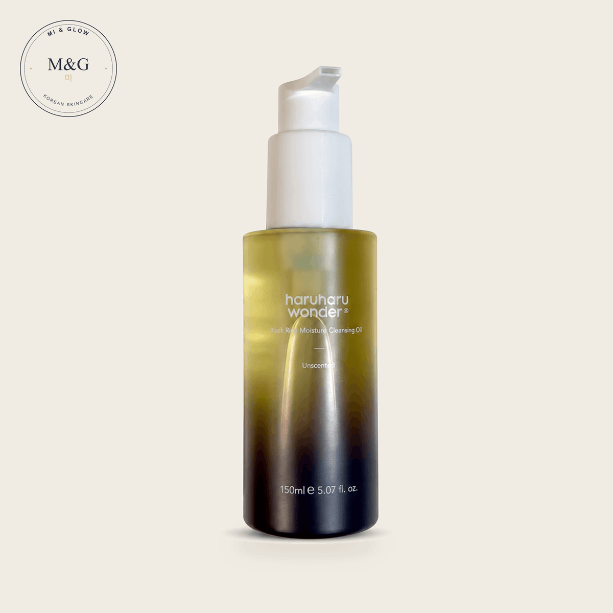 haruharu wonder Black Rice Moisture Deep Cleansing Oil 150ml — fermented black rice Korean cleansing oil for the double cleanse