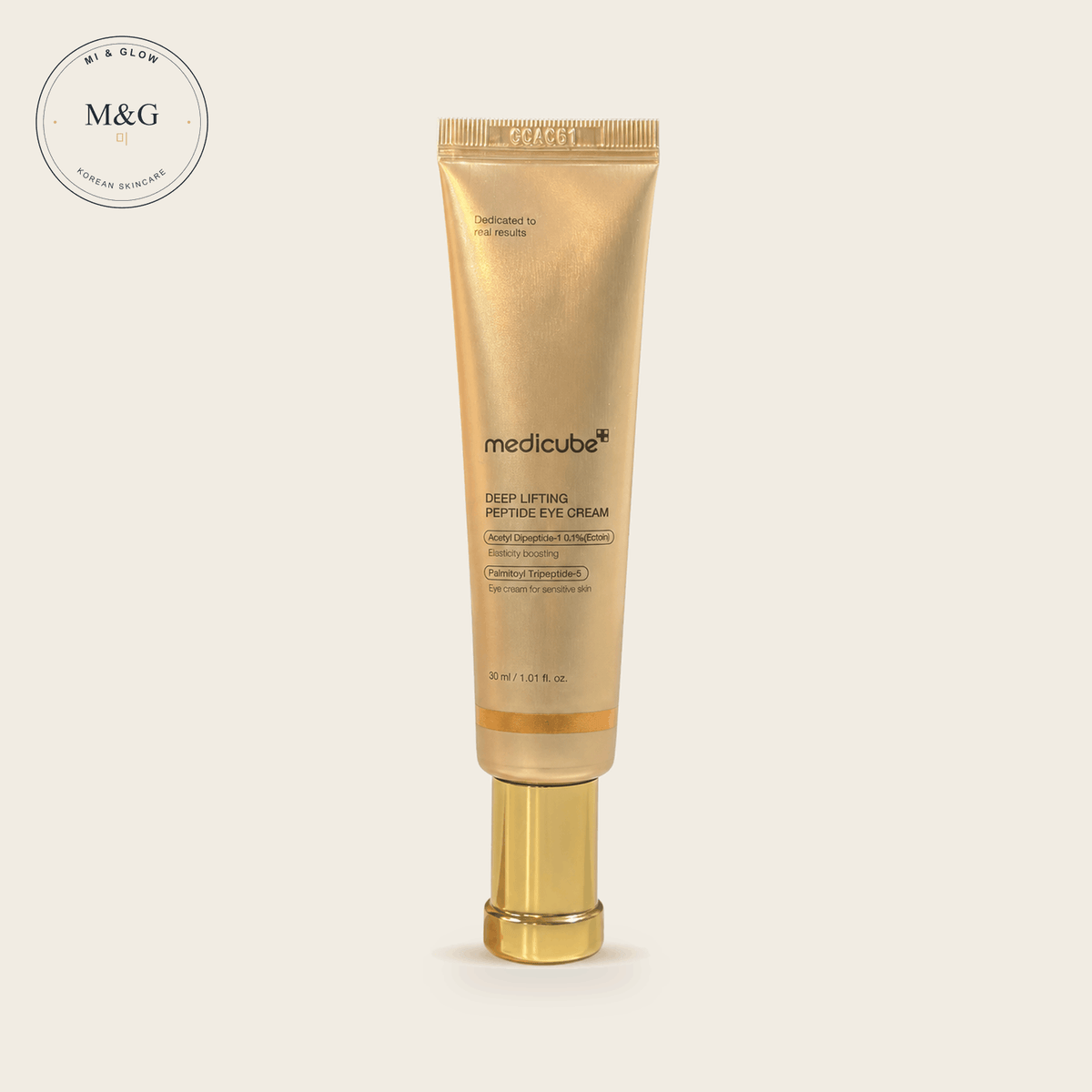 medicube Deep Lifting Peptide Eye Cream 30ml — Korean peptide eye cream for firmness and fine lines