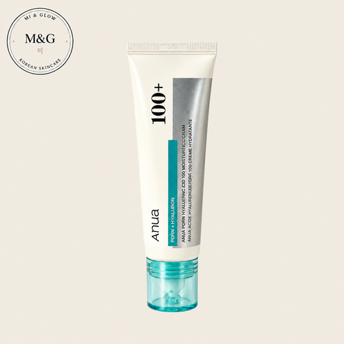 Anua PDRN Hyaluronic Acid 100 Moisturizing Cream 60ml — Korean gel-cream for deep hydration and barrier support