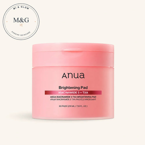Anua Niacinamide 5 + TXA Brightening Pad 60 pads — Korean brightening toner pads with niacinamide