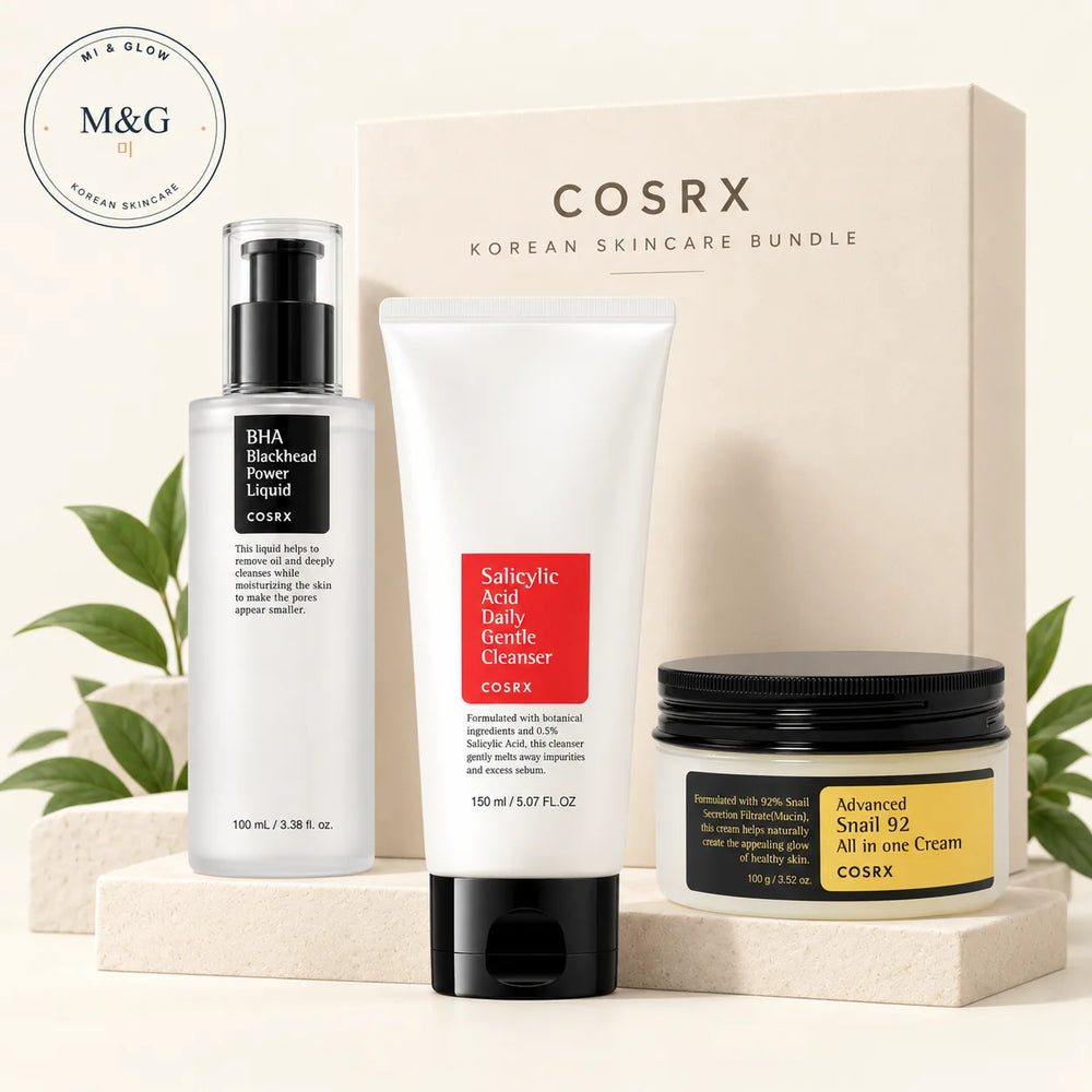 COSRX Blackhead Kit — BHA Liquid, Salicylic Cleanser & Snail Cream