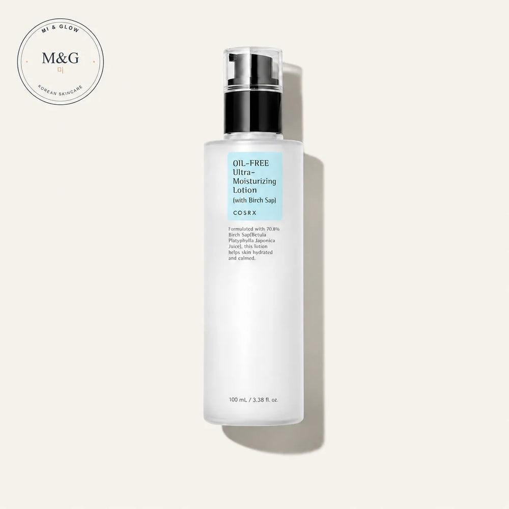 COSRX Oil-Free Ultra-Moisturizing Lotion with Birch Sap 100ml — Korean oil-free moisturiser for oily skin