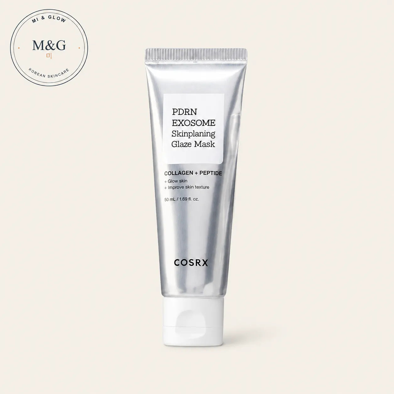 COSRX PDRN Exosome Skinplaning Glaze Mask 50ml — Korean glaze mask with PDRN, collagen and peptide
