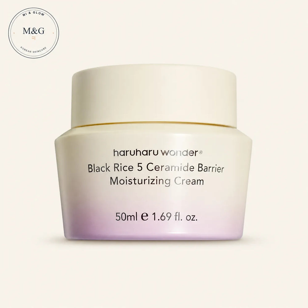 haruharu wonder Black Rice 5 Ceramide Barrier Moisturizing Cream 50ml — Korean barrier repair cream