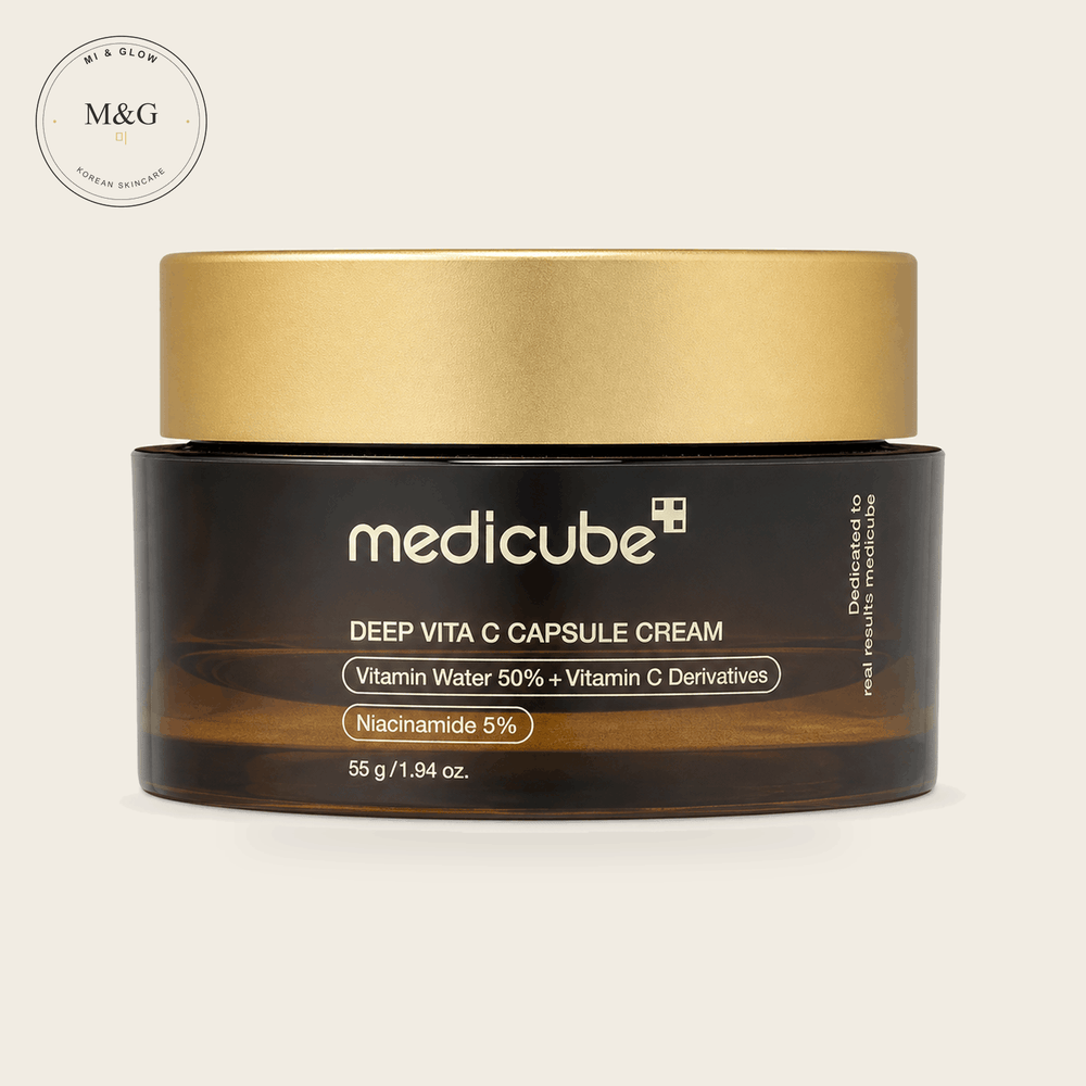 medicube Deep Vita C Capsule Cream 55g — brightening Korean vitamin C moisturiser with niacinamide