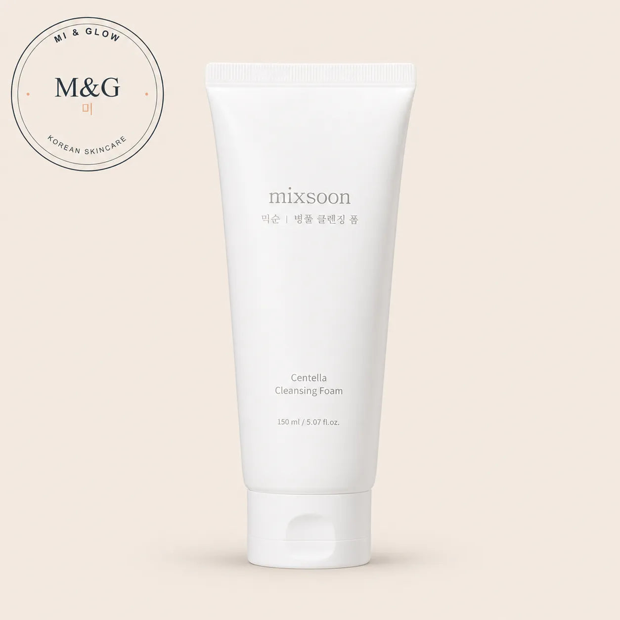 mixsoon Centella Cleansing Foam 150ml — gentle hydrating Korean cica cleanser