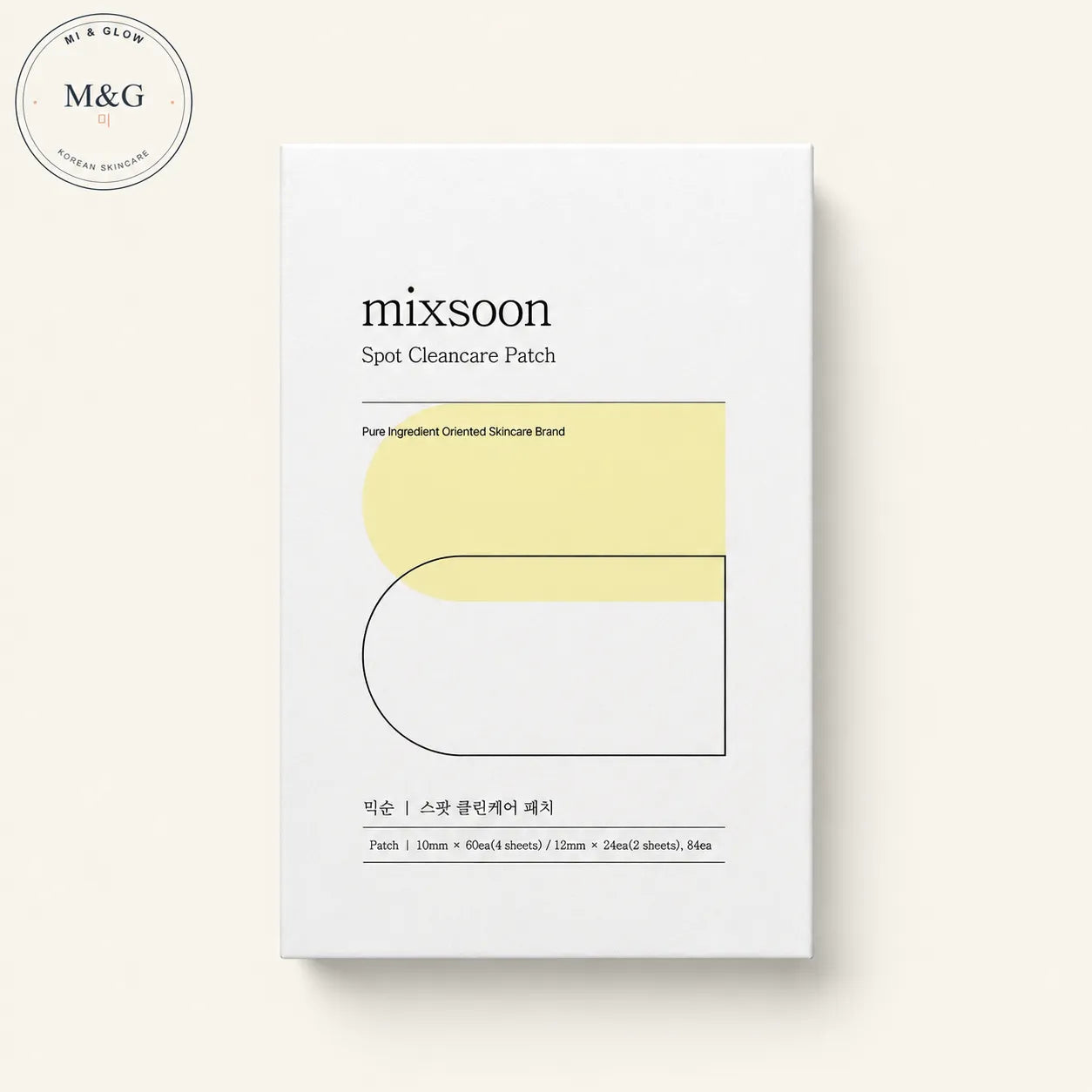 mixsoon Spot Cleancare Patch 84 patches — Korean spot patches in two sizes for blemishes